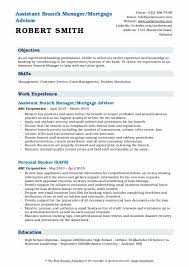 Responsible for fostering growth of relationships with the bank. Assistant Branch Manager Resume Samples Qwikresume