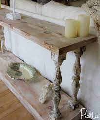 Diy Farmhouse Sofa Tables That Won T Break The Budget The Cottage Market Diy Sofa Table Farmhouse Sofa Table Diy Sofa