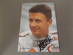 HAND SIGNED 6" x 4" DRIVER CARD