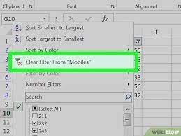 Lock and unlock cells based on another cell value via vba code. How To Clear Filters In Excel 8 Steps With Pictures Wikihow
