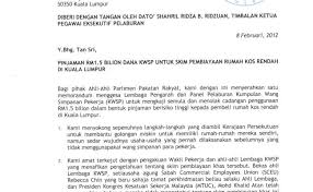 Gariskan baris akhir alamat (negeri. Surat Rasmi Pemberitahuan Pertukaran Alamat Syarikat World Globe Cute766
