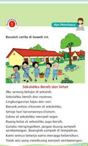 32+ contoh gambar bangunan sekolah pictures. Tematik Lingkungan Bersih Sehat Dan Asri Kelas 1 Brainly Co Id