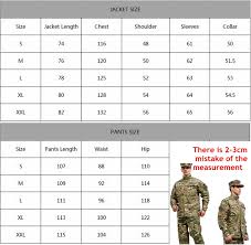 Tactical Uniform Us Army Camouflage Combat Uniform Men Military Clothing Set Airsoft Outdoor Jacket Pants Multicam Acu Cp