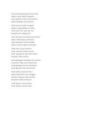 Ada doel sumbang, darso, yayan jatnika, hetty koes endang, rya fitra, detty kurnia, oon dan lain lain. Lirik Lagu Anak Jalanan Pdf