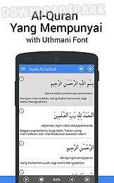 Ini adalah daftar 114 surah dalam al qur'an dengan terjemahan bahasa melayu. Al Quran Bahasa Melayu Mp3 Android App Free Download In Apk