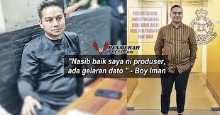 Ijazah diterima sebenarnya ijazah doktor kehormat dalam bidang sosial dan kemanusiaan yang sepatutnya diterima oleh penasihat syarikat saya. Nasib Baik Saya Ni Produser Ada Gelaran Dato Dan Paduka Ayahanda Dato Boy Iman Penmerahpress