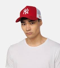New York Yankees Clean 2 Scarlet/White Trucker