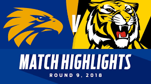 Find the best race to 10 odds for west coast vs richmond 3rd quarter. Match Highlights West Coast V Richmond Round 9 2018 Afl Youtube