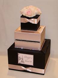 Card boxes are a really good idea to have at a wedding. How To Make A Wedding Cake Card Box With Fabric Cake Walls