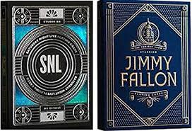 The jimmy fallon deck is printed. Amazon Com Wilddeckdotcom Saturday Night Live W Jimmy Fallon Saturday Night Live Jimmy Fallon 2 Deck Set Playing Cards By Theory 11 Sports Outdoors