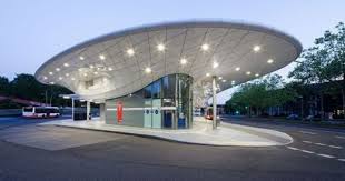 Bus Station Hamburg By Blunck Morgen Architecten Bus Station Bus Stop Design Public Transport Architecture
