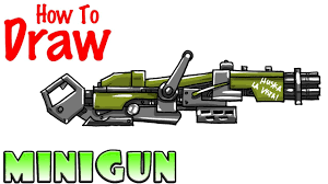 Bk1575 implement and equipment drawings for civil war field artillery manual. How To Draw The Minigun Fortnite Youtube