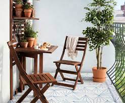 20 Wooden Balcony Furniture Set Design Ideas For Small Spaces Ikea Patio Ikea Outdoor Balcony Furniture Set