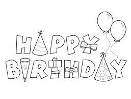 Join the celebration and show them that they're special with the gift of coloring. Coloring Pages Happy Birthday Coloring Pages For Little Kids