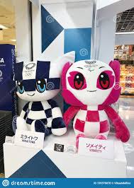 Maskotką igrzysk została panda o imieniu bing. Tokijskie Igrzyska Olimpijskie 2020 Maskotki Olimpijskie Miraitowa I Jakosc Obraz Editorial Obraz Zlozonej Z Maskotki Zabawka 159376870