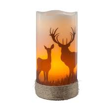Led Kerze Reh Hirsch Led Candle Deer Led Kerzen Kerzen Led