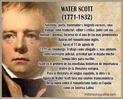 Biografia de Walter Scott, Escritor:Vida y Obra Literaria