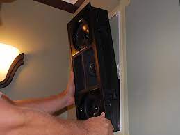 You can either buy a plastic mount and wiring harness. How To Install In Wall Surround Sound Speakers Diy Tech