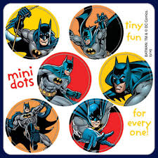 Batman Stickers 48 Dots Party Loot Reward Charts