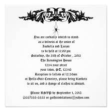 Black Widow Wedding Goth Wedding Invitation Zazzle Com Goth Wedding Halloween Wedding Invitations Halloween Themed Wedding