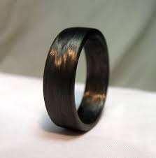 Carbon Fiber Ring Black Band Ring Etsy Black Band Ring Black Rings Black Wedding Rings