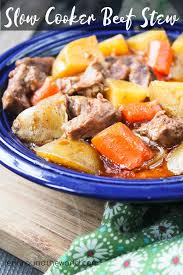 Beef stew made with fresh potatoes and carrots. Best Ever Slow Cooker Beef Stew Jen Around The World
