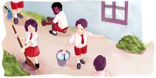 Sekolah belajar pendidikan anak anak kelas anak siswa buku mahasiswa. Contoh Gambar Kerja Bakti Di Lingkungan Sekolah