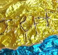 Glue gun tin foil art - keep kids busy while at home - New ...