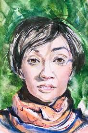 Day 25. #30faces30days #sktchy Watercolor