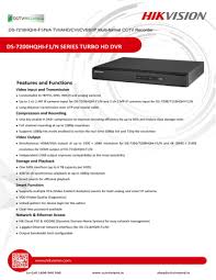 This guide explains the process to follow to reset the admin password on a hikvision, hilook or hiwatch ip camera or network connected . Ds 7216hqhi F1 N A Hikvision 16 Channel Turbo Tvi Ahd Cvi Manualzz