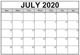 july 2020 printable calendar calendar july monthlycalendartemplate2020 printa july calendar free printable calendar templates printable calendar template