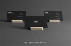 Download Photorealistic Business Cards Mockup Black Edition On Behance