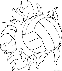 This is a vibrant image which shows a girl giving the ball a toss with her joined wrists. Volleyball Coloring Pages For Kids Volleyball Printable 2021 754 Coloring4free Coloring4free Com