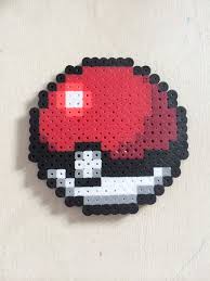 Pokeball Perler Bead 4 Pokeballs By Pokesprites On Etsy 10 00 Perle Perles Hama Decoration