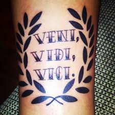 Veni, vidi, vici is a latin phrase attributed to julius caesar. 16 Veni Vidi Vici Tattoos With Explained Meaning Tattooswin