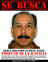 CasoCREOMPAZ على X: "Erick Rolando Guzmán Anleu Se busca por delitos contra  deberes de humanidad y desaparición forzada cometidos en #CasoCREOMPAZ  durante su mandato como Oficial de Inteligencia (S2) del Estado Mayor de  esta zona ...