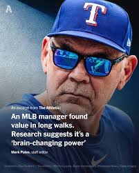 For most of his adult life, Bruce Bochy has been a walker. When he managed  the San Francisco Giants to three World Series rings, he often wandered the  city's steep hills with