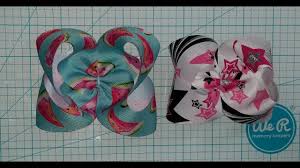 Beginner Bow Making Twisted Boutique Bow Tbb Crease Method Using 1 5 Ribbon Youtube How To Make Bows Boutique Bows Bow Headband Hairstyles