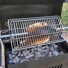 Portable Fishing Net Barbecue Spit Non Stick Flat Basket Rotisserie Grill Basket Grill Basket Bbq Accessories Rotisserie