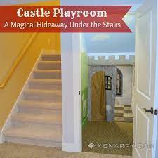 It features tinkerbell and her friends around a whimsical tree while toothless the dragon watches over them up in the clouds. Castle Playroom How To Create A Magical Hideaway For Kids
