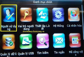 máy chấm công vân tay công nghệ mới