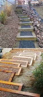 To pour concrete steps perpendicularly, start by striking a level line on the foundation to mark the height of the landing. The Best 23 Diy Ideas To Make Garden Stairs And Steps Amazing Diy Interior Home Design