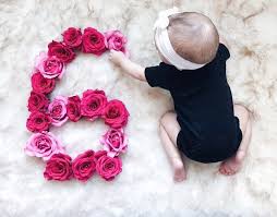 Watch Rosie Grow Month 6 Weekends With The Wesleys Baby Photoshoot Girl 6 Month Baby Picture Ideas Monthly Baby Pictures