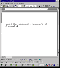 Green Squiggly Lines Msword Computers As Readers