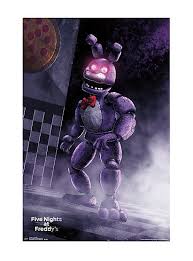 Five Nights At Freddy S Classic Bonnie Poster Fnaf Dibujos Animatronicos Fnaf Animatronic Fnaf