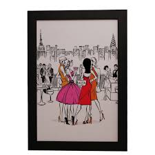 Quadro Decorativo Sex And The City - Quadro Decorativo de Séries - Rei do  Azulejo | Azulejos e Painéis Personalizados