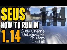 How To Get Seus Shaders In Minecraft 1 14 Download Install Seus V11 Shaders Optifine 1 14 Youtube