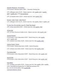 Bandar utama on suurepärane koht, avastamaks kuala lumpur paeluvaid kultuuriväärtusi ja tõmbenumbreid. Kl Bus Route