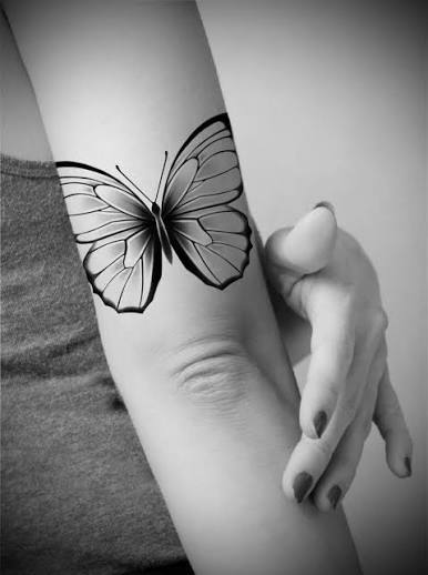 Blackwork butterflies, available to be tattooed 🦋⚡️ Light, balanced, and designed to flow with the body - shown here on a few placement mock-ups. Open to adjusting size or placement to suit
