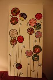 Tableau Fleur En Tissu Ciloubidouille Fleurs En Tissu Craft Bricolage Papier